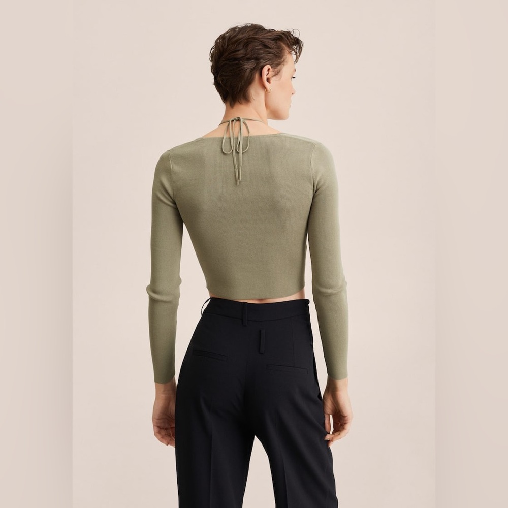 MANGO Ruched detail sweater - Picture 4 of 10